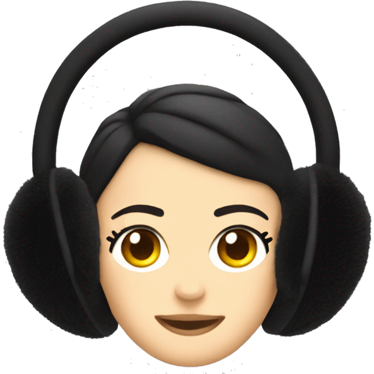 Chanel logo earmuffs emoji