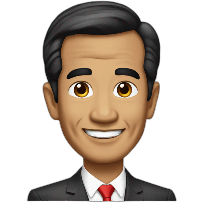 the man who becomes president of indonesia, Joko widodo emoji