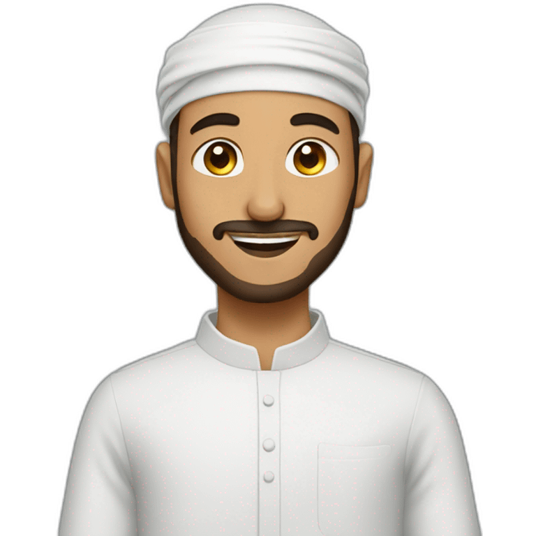 Qamis guy pardon emoji