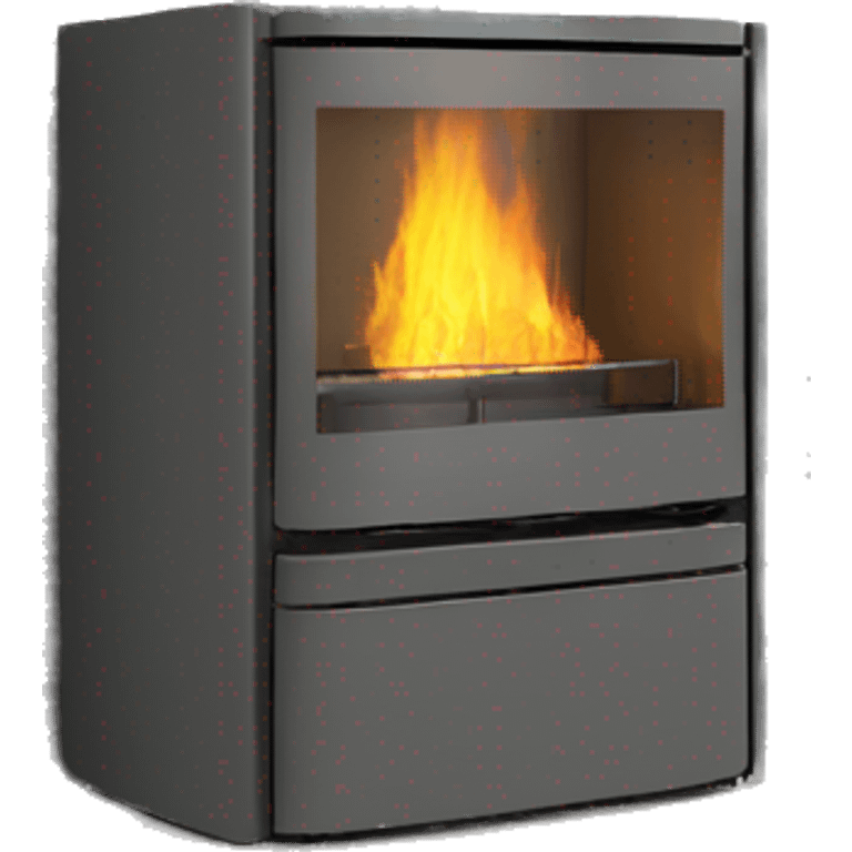 flame stove modern grey emoji