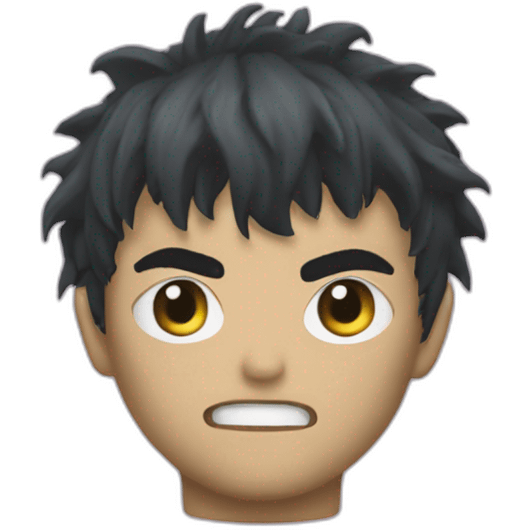 Guts from berserk one eye closed emoji