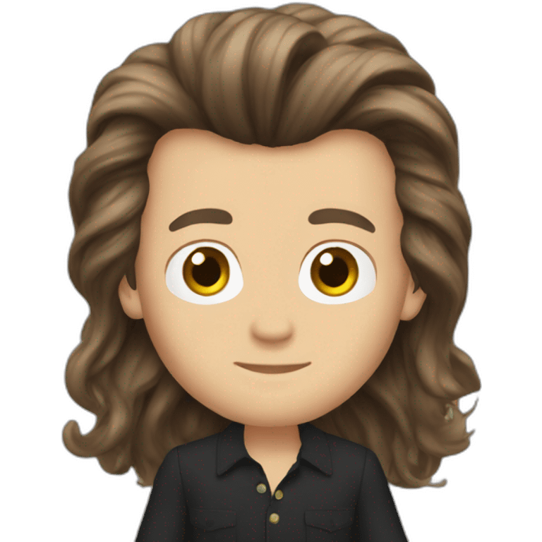 harry styles with long hair  emoji