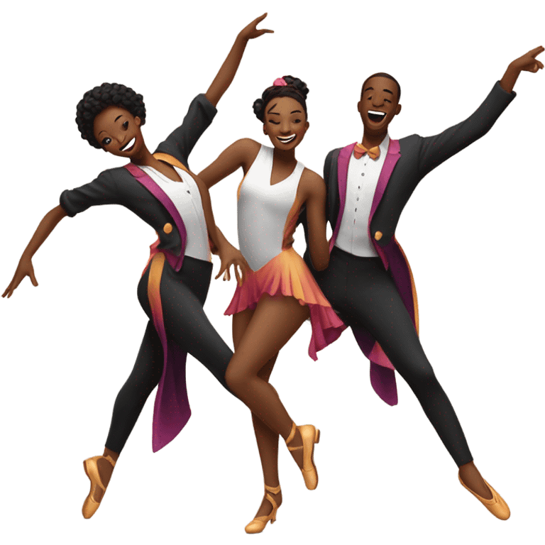 Dancers of jazz man emoji