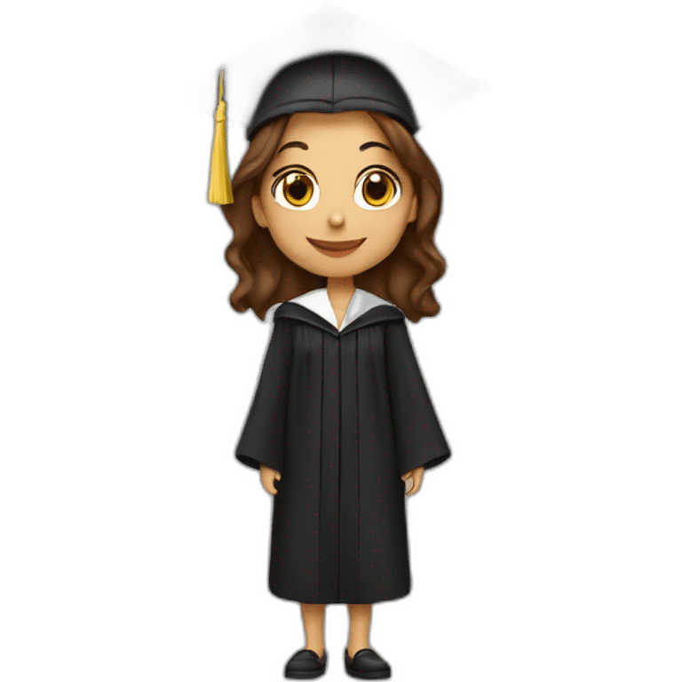 Charli Day graduating from law school emoji