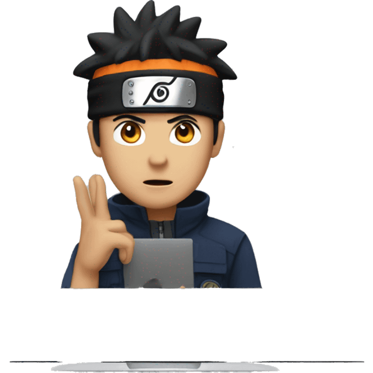 Naruto works with the MacBook emoji