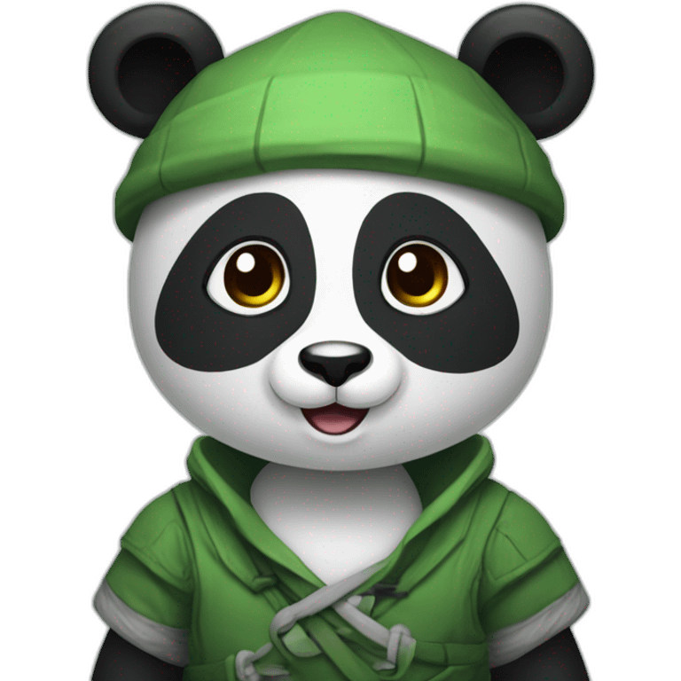 panda karaté emoji