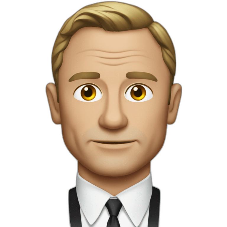 Daniel Craig Mean emoji