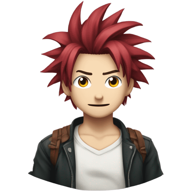 kirishima Eijiro from mha standing still emoji