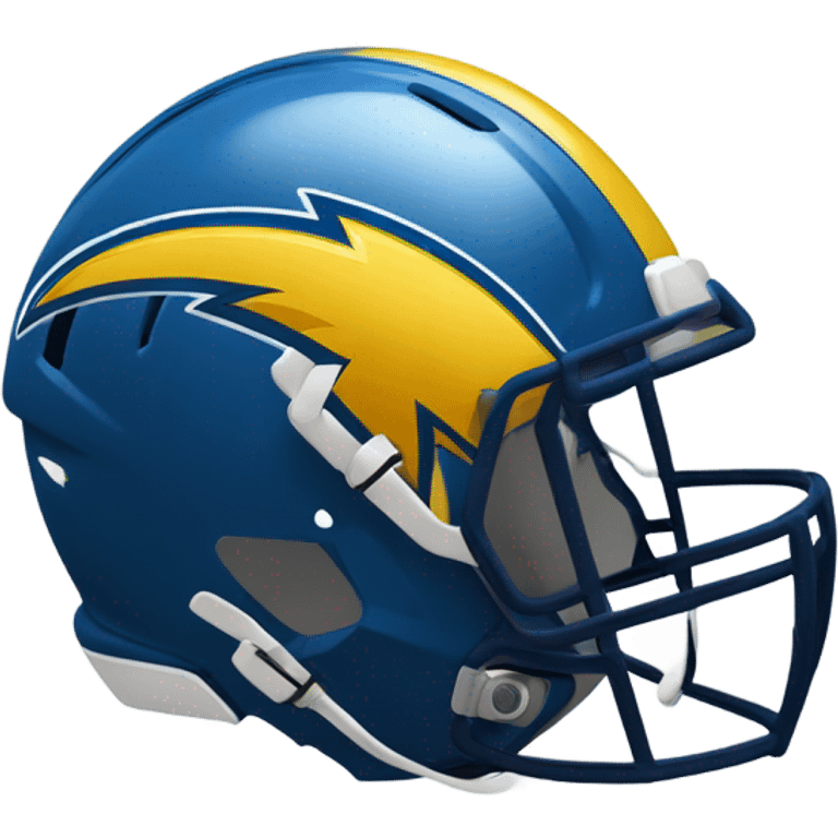 La chargers football helmet emoji