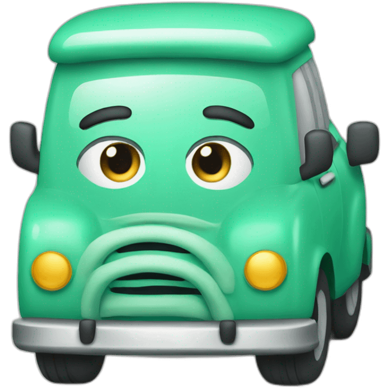 Mobile mint car care emoji