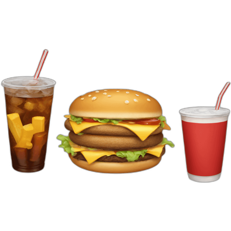 drinks fast food emoji