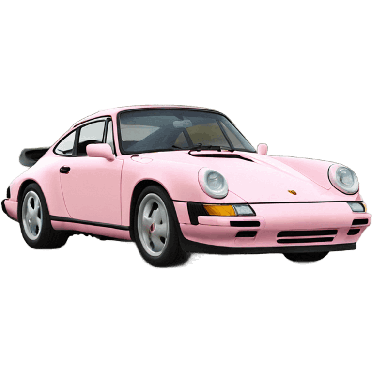 light pink porsche side view emoji