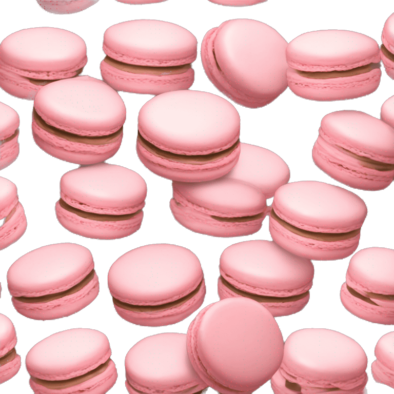 Light pink macaron emoji