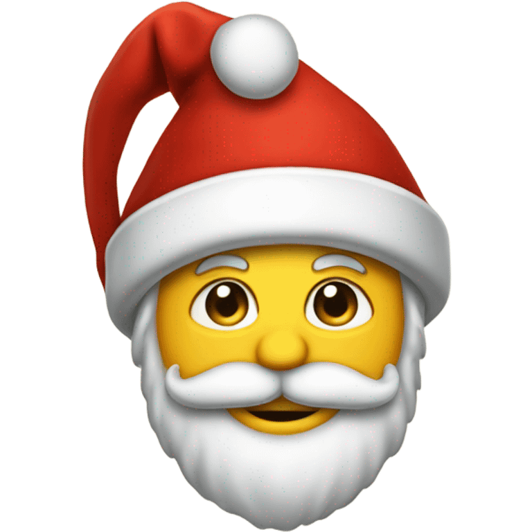 The hat of Santa clause emoji