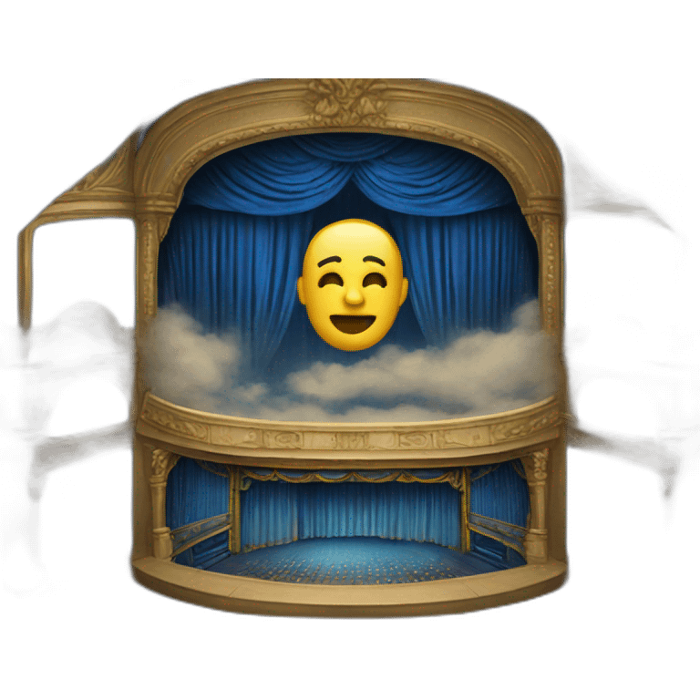 Blue theatre emoji