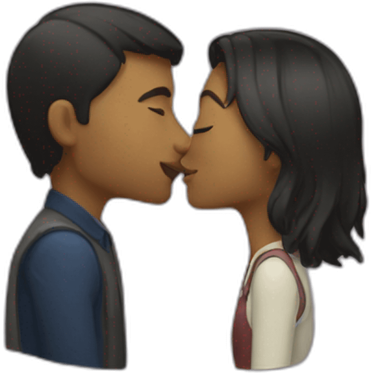 Kissing emoji