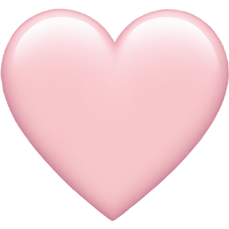 light pink heart emoji