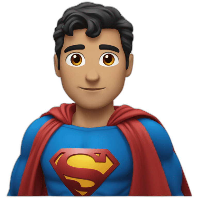 Jorge Superman saludando emoji