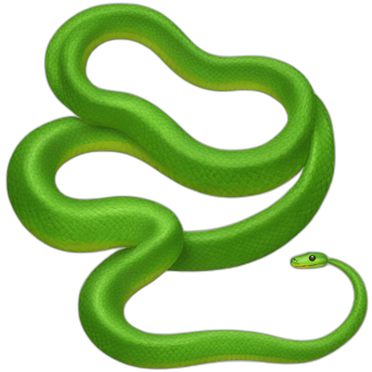 green snake emoji