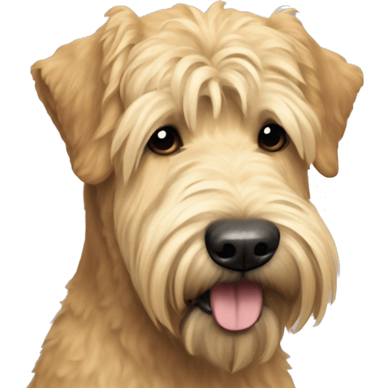 soft coated golden wheaten terrier emoji