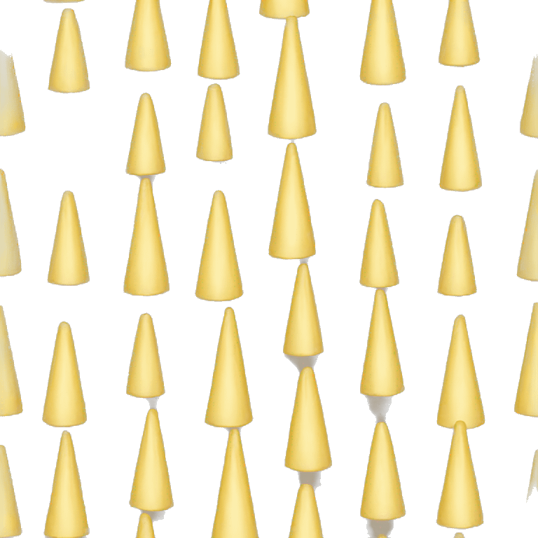 light yellow cone emoji