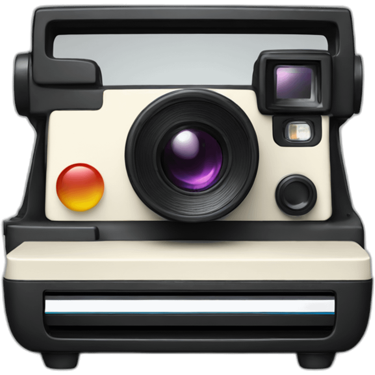 Polaroid camera emoji