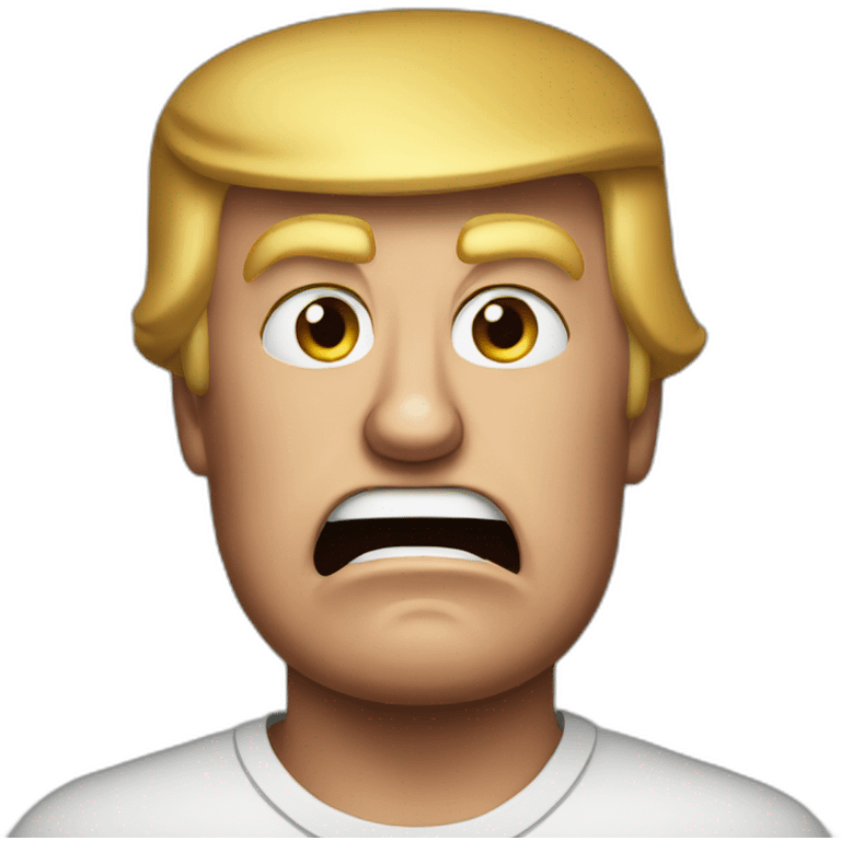 furious donald trump emoji