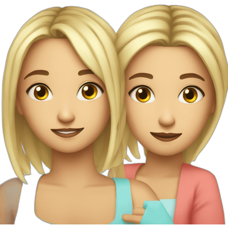 Lisa and Lena emoji