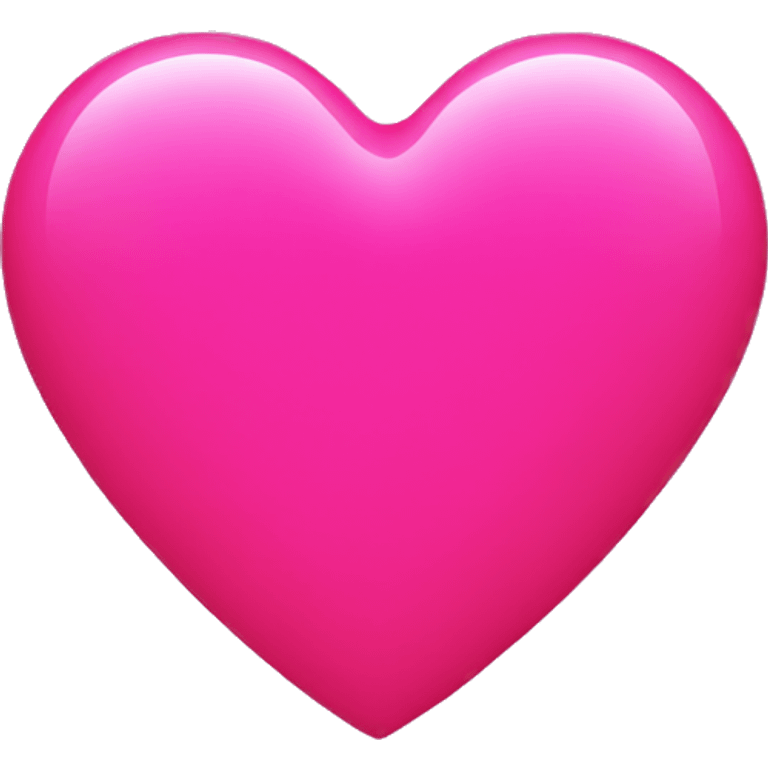 fluorescent pink heart emoji