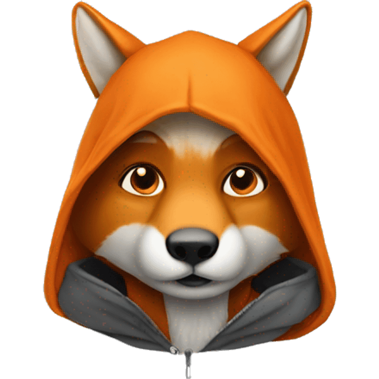 renard avec une cagoule emoji