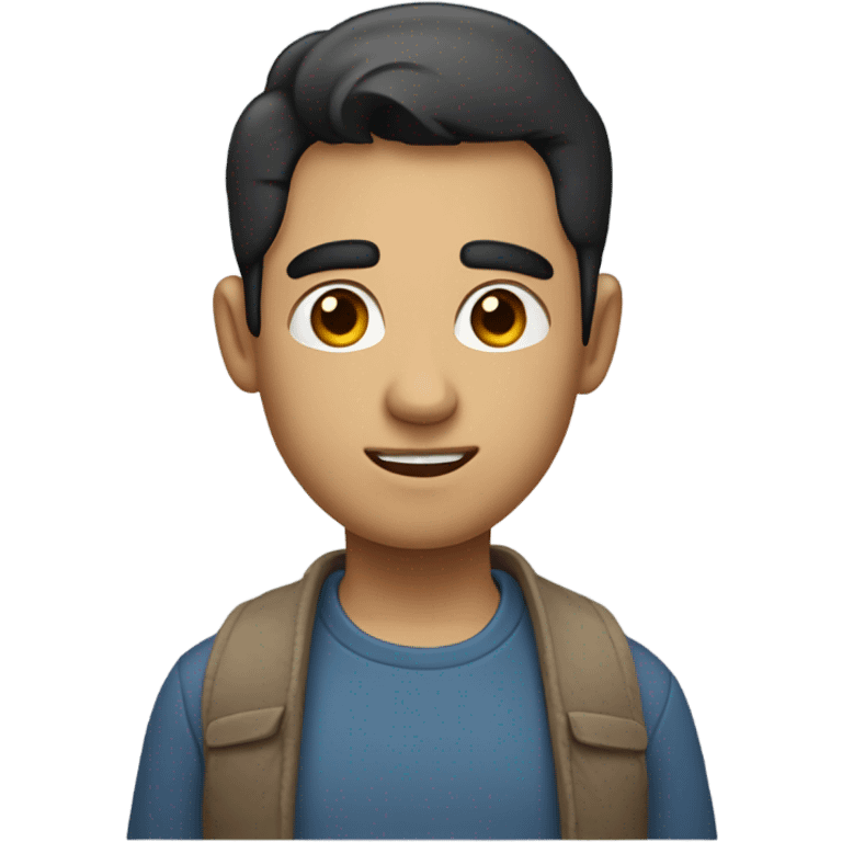 Man looking over his shoulder  emoji