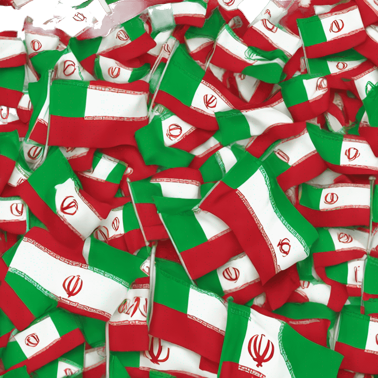 Iran flag without emblem  emoji