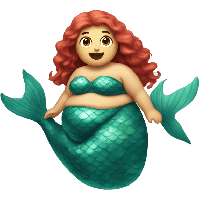 Fat mermaid  emoji