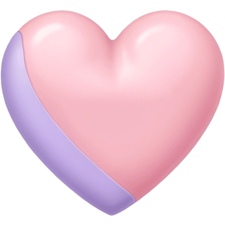 Pastel heart emoji