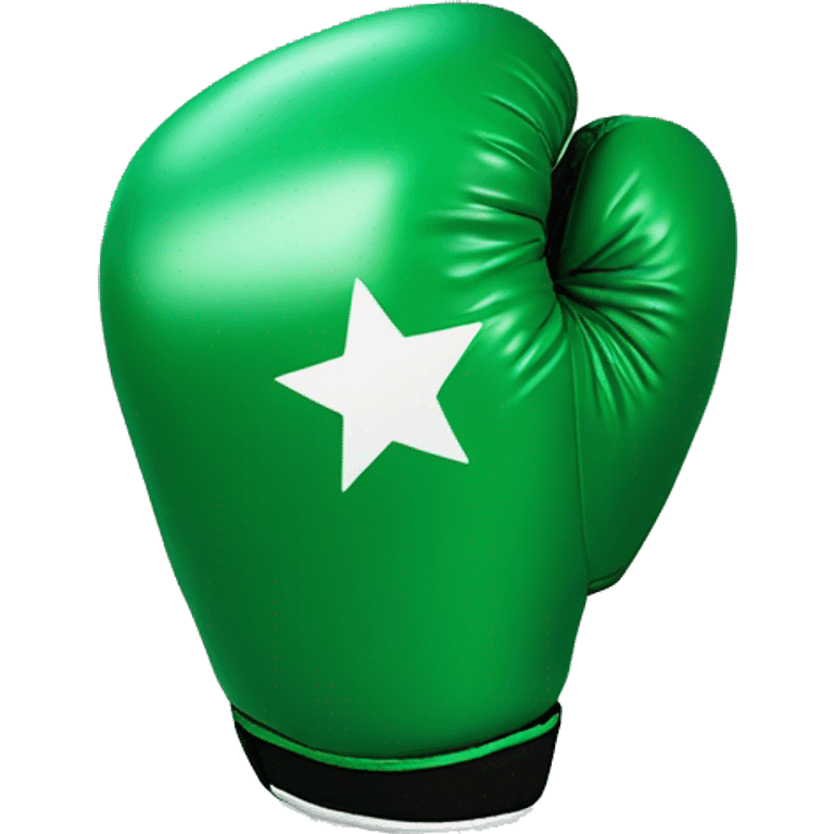 kickboxing glove green emoji