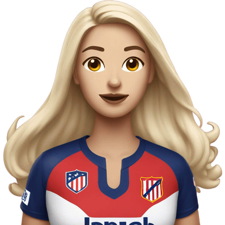 woman of atletico madrid emoji