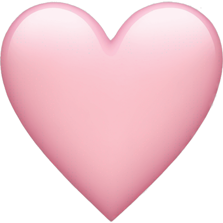 Light pink heart  emoji