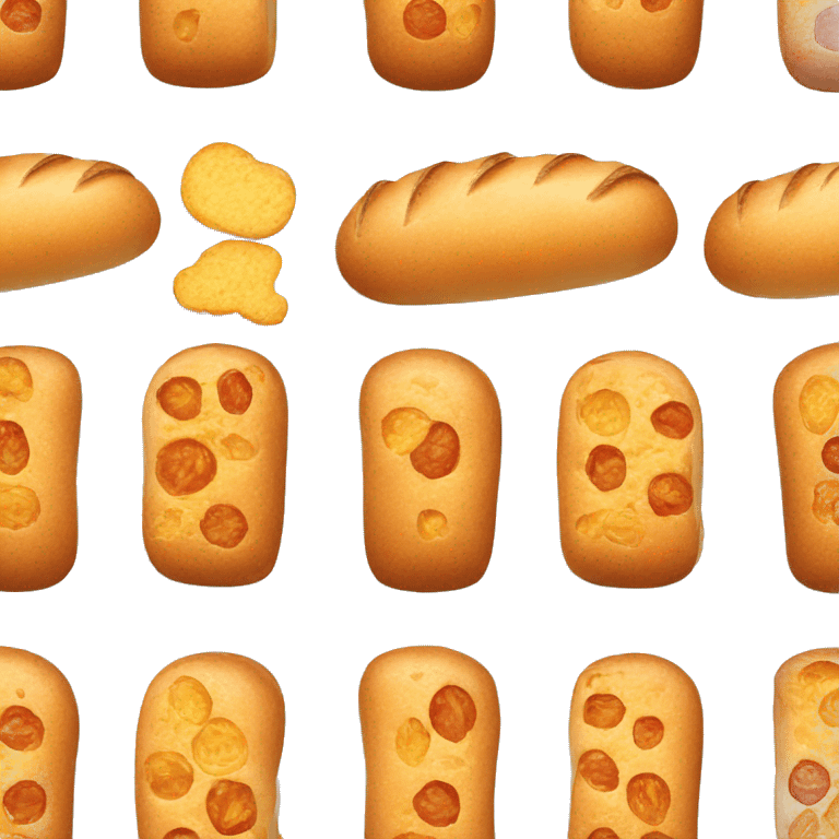 hot bread with toppings emoji