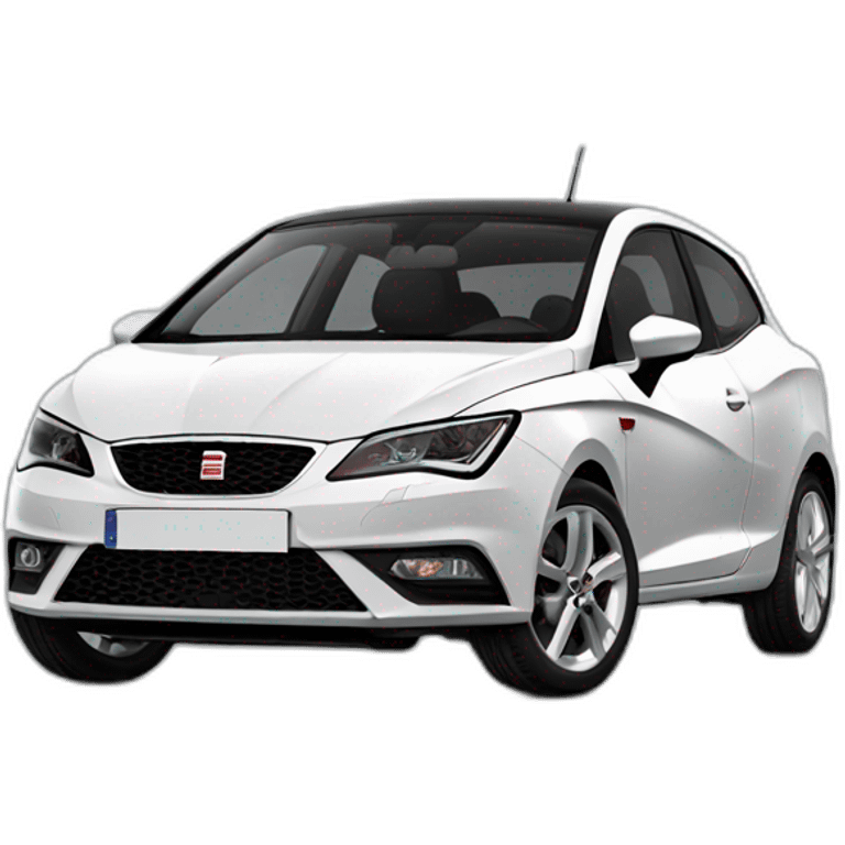 SEAT Ibiza flying emoji