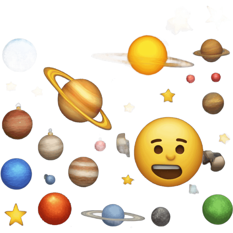 christmas Solar system emoji