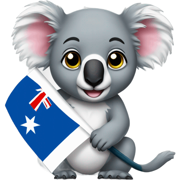 somali flag being held buy a koala emoji