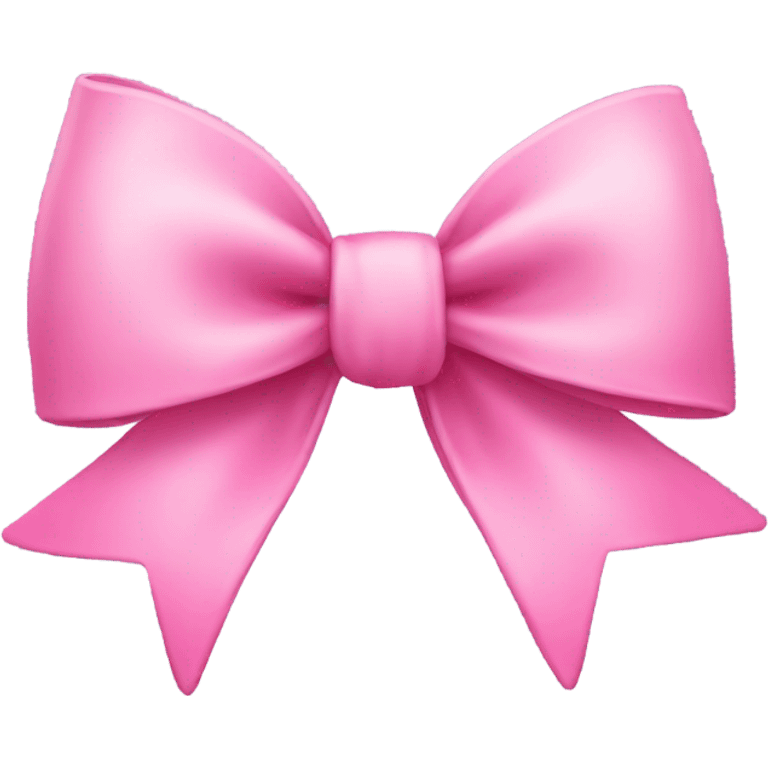 Cute pink bow emoji