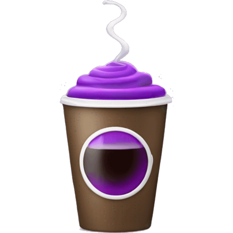 Purple Coffe emoji