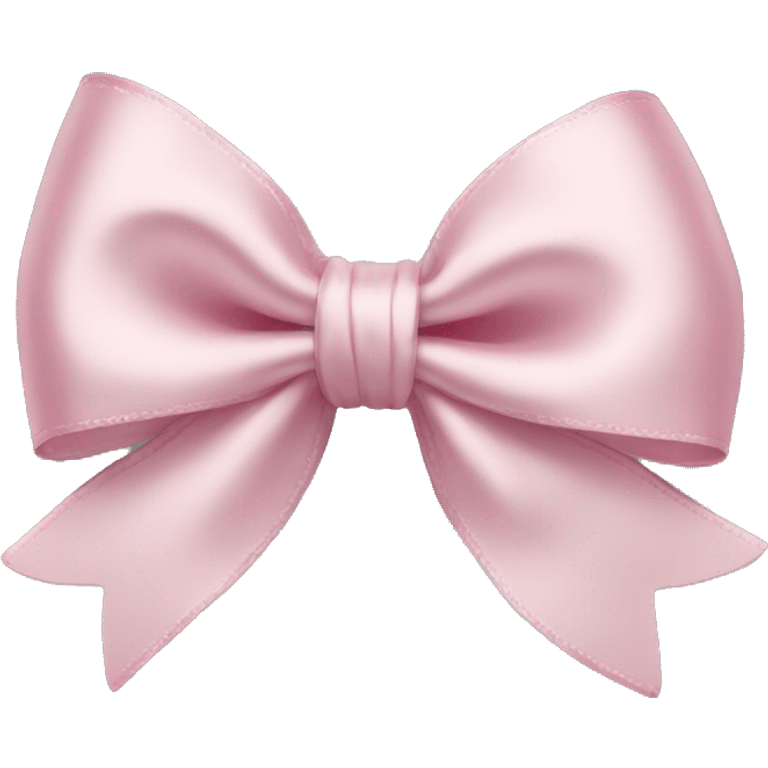 light pink satin bow  emoji