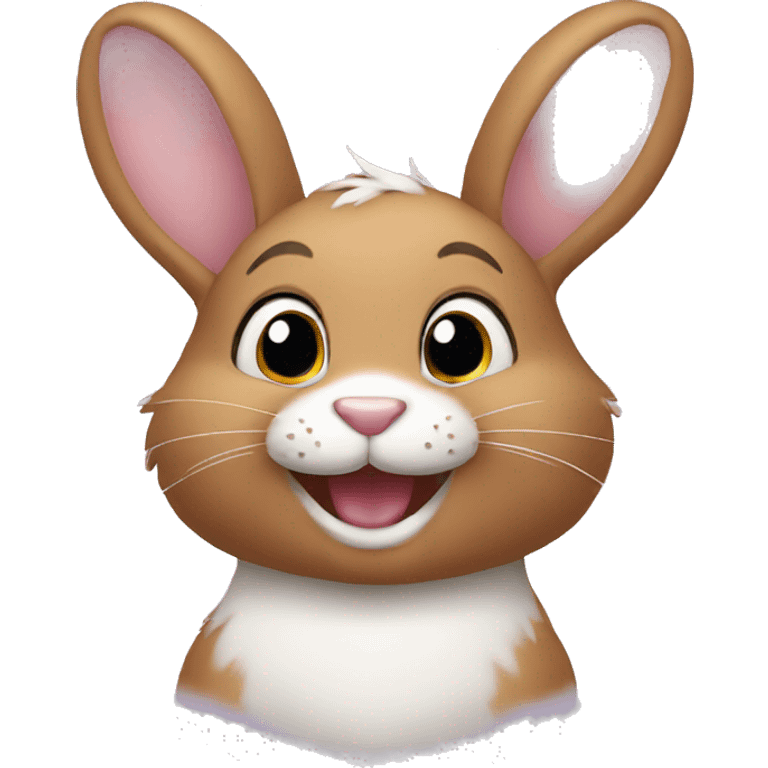 rabbit smiling emoji