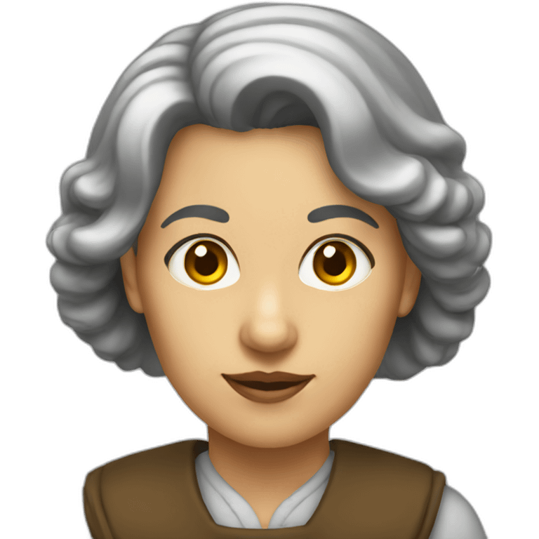 An female historian emoji