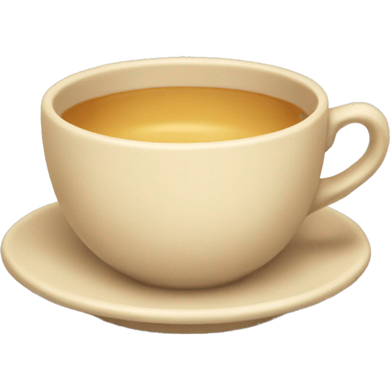 Beige teacup emoji