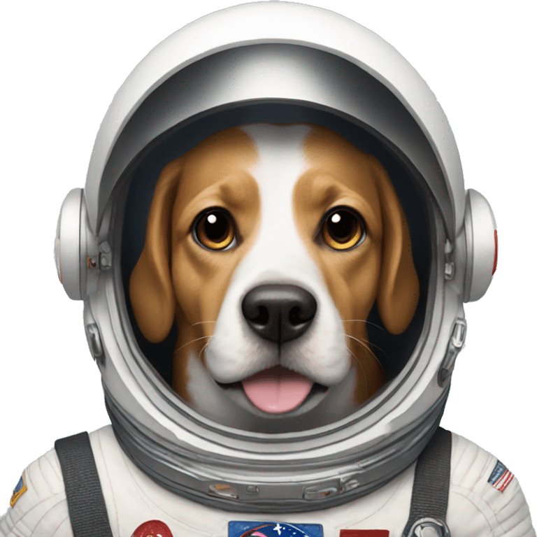 Dog astronot emoji