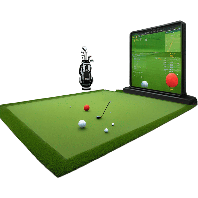 Golfing simulator emoji