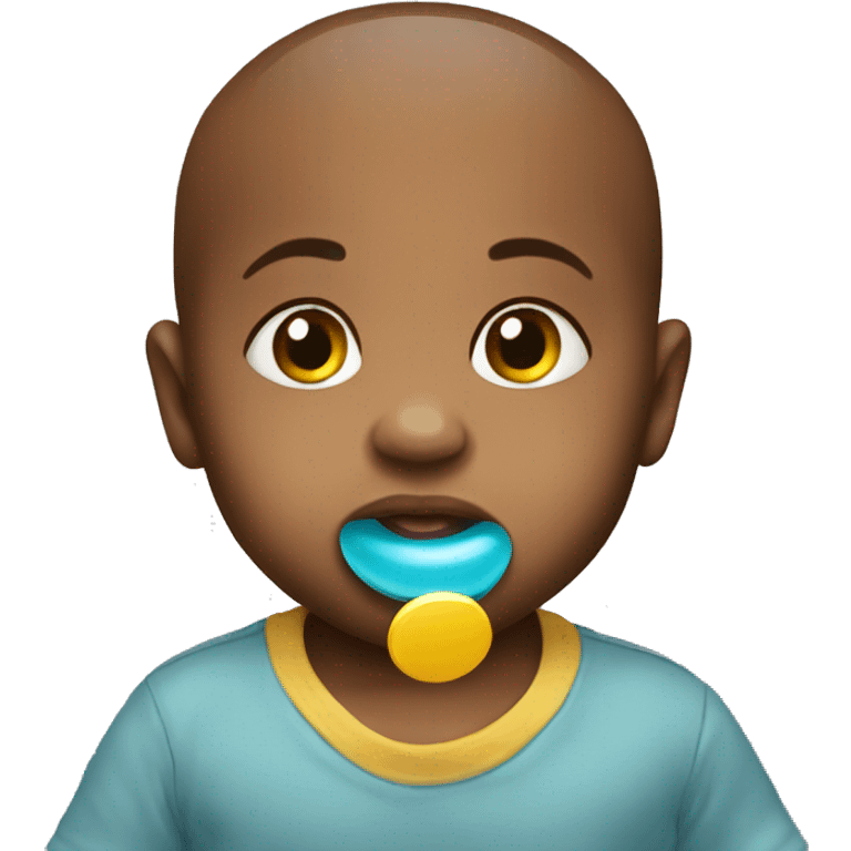 baby with pacifier emoji